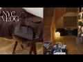 Eng NYC Vlog The Row Shopping cafe gallery hopping Christmas in NYC Maybe Happy Ending