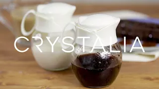 Crystalia Creamer Pitcher with Handle and Lid Multi Purpose Pourer