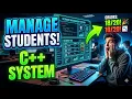 I Built a Student Management System in C Full Project