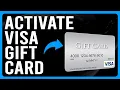 How to Activate a Visa Gift Card How to Use a Visa Gift Card