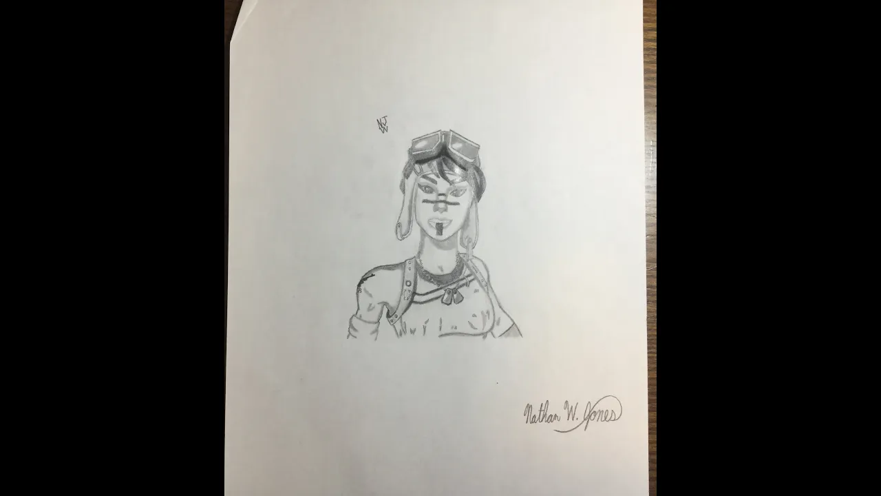 I drew Formula's favorite skin!!! ( Renegade Raider)