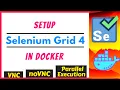 How to Setup Docker Selenium Grid 4 for Parallel Test Execution Access VNC noVNC from HOST