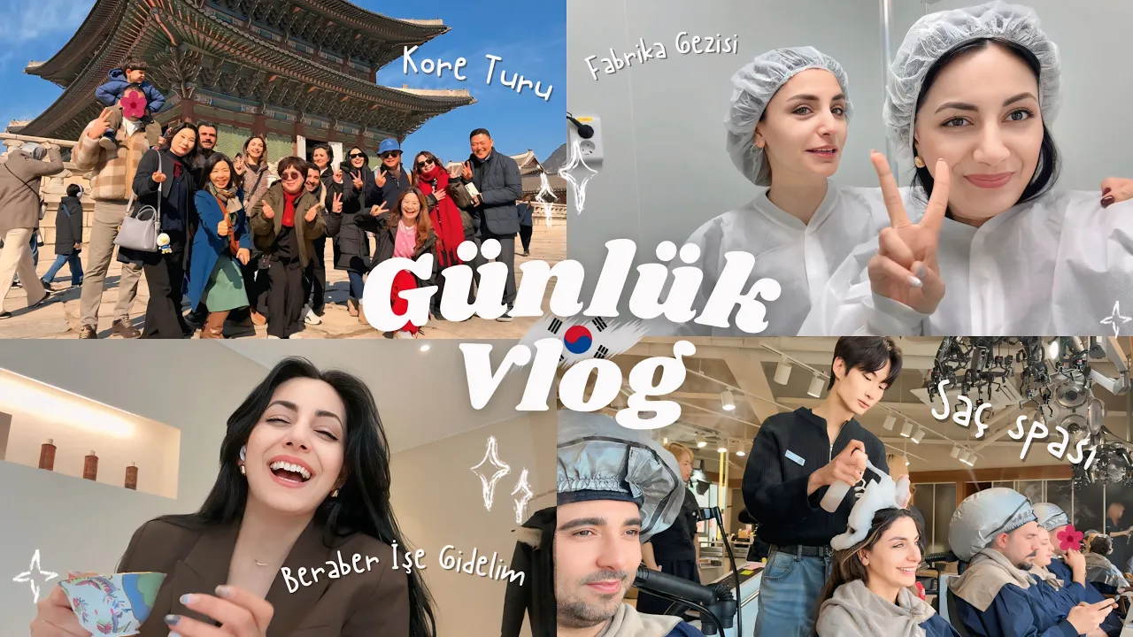 Kore’de İş Günüm | Hem İş Hem Gezi: Fabrika Gezisi ve Saç Spa ile Dolu Dolu Vlog 🇰🇷