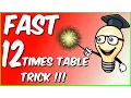 Fast 12 times table trick