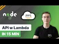 deploy nodejs express api as aws lambda function in 15 minutes