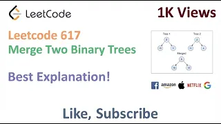 Leetcode 617 Merge Two Binary Trees - Amazon Interview Question Solved Using Recursion In Java