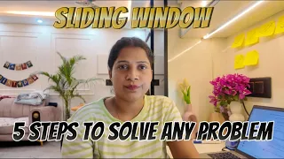 Sliding Window Pattern Solve Any Problem in 5 Steps Java LeetCode 2026