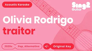 Download Olivia Rodrigo - traitor (Karaoke Acoustic) MP3