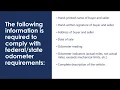 Odometer Disclosure Training