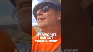 The rain washed away my favorite bar #windedvoyage #sailinglifestyle #africatravel #caboverde