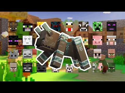 RAVAGER VS ALL MOBS MINECRAFT