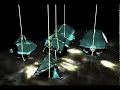 Caustics showing through Platonic Solids