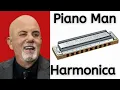 Piano Man on Harmonica - How to Play Billy Joel