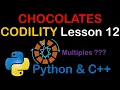 Chocolates By Number in Python and C Codility Solutions Lesson 12