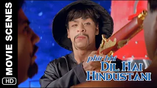 chinese reporter phir bhi dil hai hindustani movie scene shah rukh khan juhi chawla