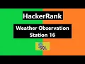 Weather Observation Station 16 Hackerrank Solution - SQL Hackerrank SQL