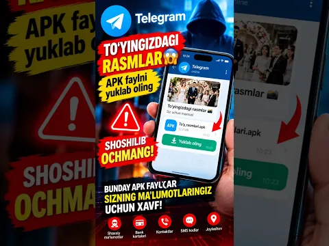 FIRIBGARLARDAN OGOH BOʻLING #telegram #apk #fayl