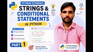 Python Strings Complete Tutorial Part 1 Master Strings in Python Python for Beginners