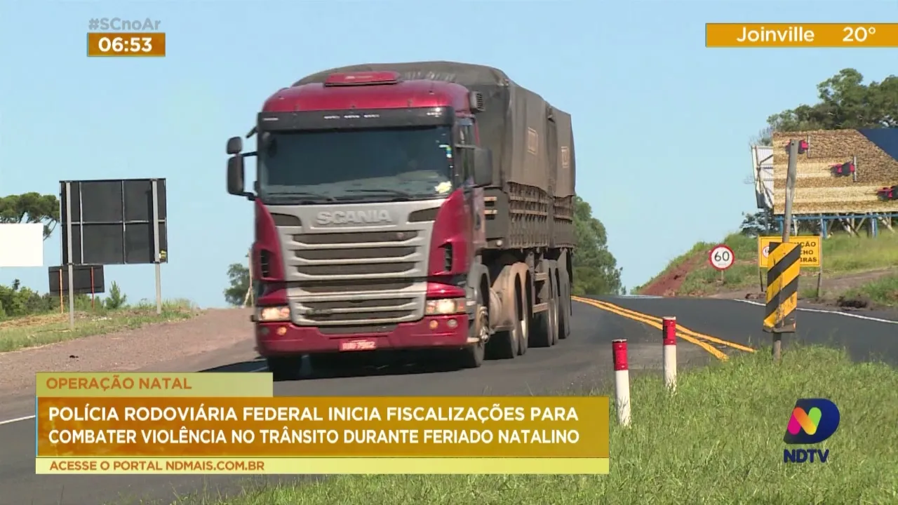 PRF inicia fiscalizações para combater violência no trânsito durante feriado natalino