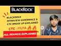 BlackRock Interview Experience CTC Break UP Work Culture Analyst Role in BlackRole 2024