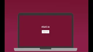 Random HEX color Code Generator CSS HTML