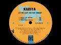 Download Lagu Kariya - Let Me Love You for Tonight (House Club Version) (1988)