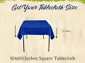 square tablecloth