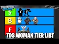 TDS woman tier list help Tower Defense Simulator