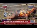 Crews battling fire at facility in Chickasha