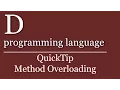 QuickTip - D Tutorial