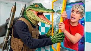 We Built 3 SECRET Rooms to Spy on Bombardiro Crocodilo!