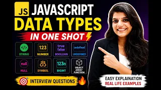 JavaScript Data Types Full Course Primitive vs Non Primitive Data Types Interview Questions 26