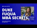 Why Do People Pick Duke Fuqua Over Harvard