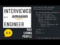 Python interview with an Amazon engineer Max living people