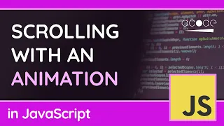 Scrolling with animations using window scrollTo - JavaScript Tutorial