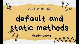 Understanding Default and Static Methods in Java 8 - Part 1