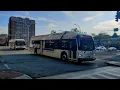 Bee Line Bus 2022 New Flyer XDE40s 424 Route 14 434 Route 15 at White Plains TransCenter