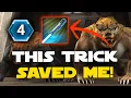 Smash Dryax Tier 3 and Tier 4 trick to make Mara survive SWGOH Era Coliseum Guide