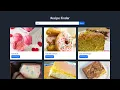 Recipe Finder Web App Using HTML CSS JavaScript