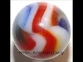 Akro Corkscrew Superman Peltier Liberty Vintage Machine made Marbles Toy Marbles
