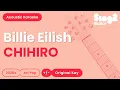Lagu Billie Eilish - CHIHIRO (Acoustic Karaoke)