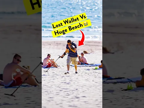 Lost wallet vs 1km of sand 😪 #bondirescue #lifeguard #beach #shortsfeed