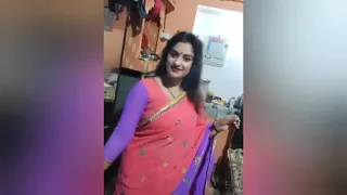 indian girl dance in beautiful blue salwar suit