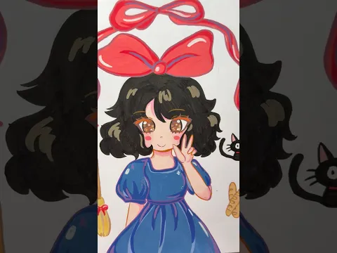 Probando marcadores acrílicos de Arrtx 💙 los ameeee #drawing #art #arrtx
