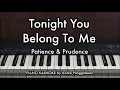 Download Lagu Tonight You Belong To Me - Patience \u0026 Prudence | Piano Karaoke by Andre Panggabean
