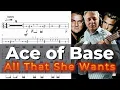 All That She Wants - Ace of Base (Bass Cover) + TABS