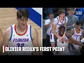 Crowd goes WILD after 7 9 Olivier Rioux scores his first college basketball point ESPN CBB