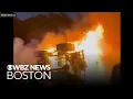Wrong-way driver on I-290 in Northboro Massachusetts killed in fiery crash