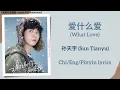 Download Lagu 爱什么爱 (What Love) - 孙天宇 (Sun Tianyu)《谢谢你温暖我 Angels Fall Sometimes》Chi/Eng/Pinyin lyrics