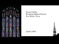 April 5 2026 - Easter Sunday Not the Rolled Away Stone But the Carried Away Church